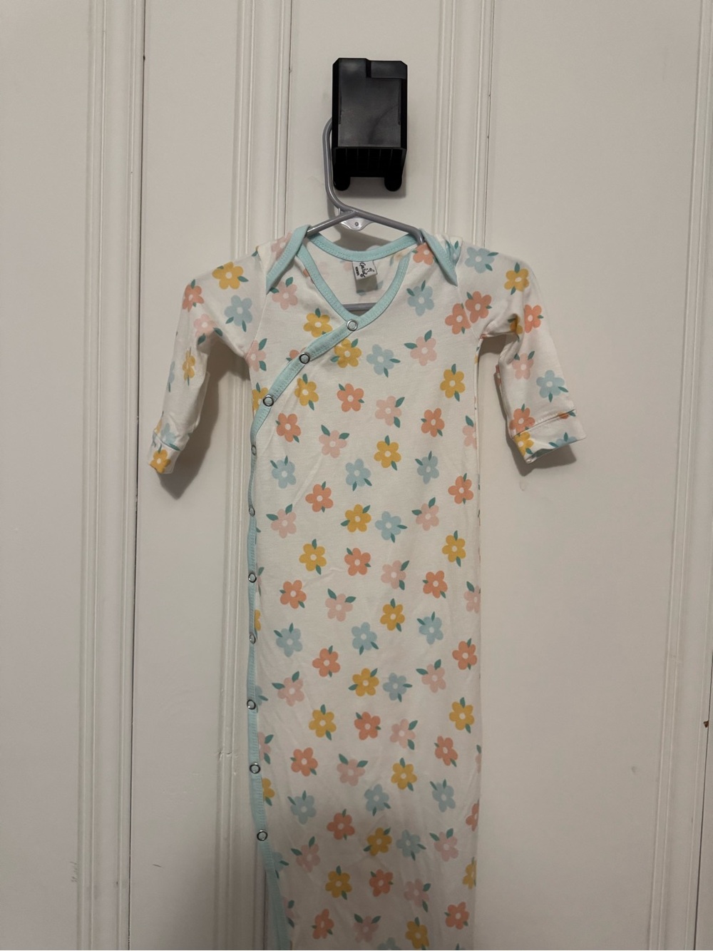 Copper Pearl Newborn Knotted Gown - Daisy - Picture 2 of 9